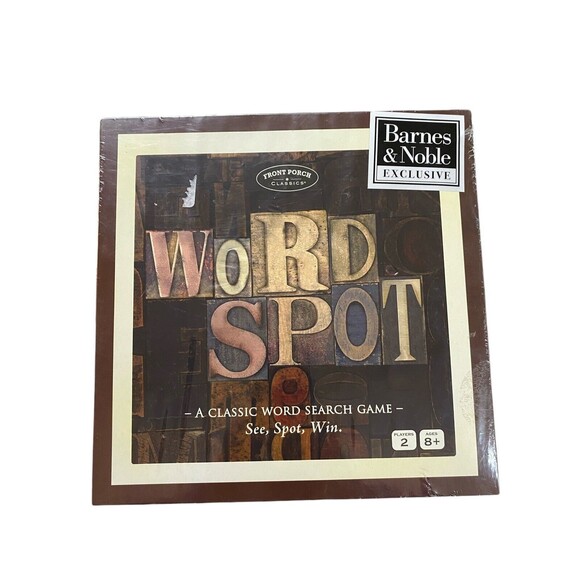 Word Spot Game Barnes And Noble Exclusive New - Picture 1 of 4